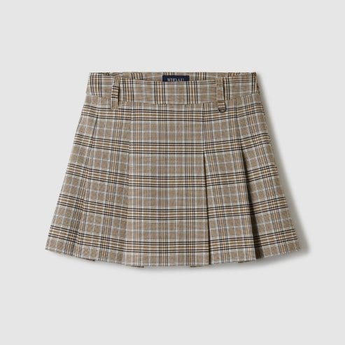 후아유 Check Pattern Skirt WHWHE4952F