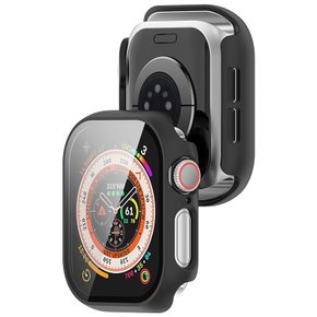 For Apple Watch Series 10 42mm 용 케이스 PC 유리 일체