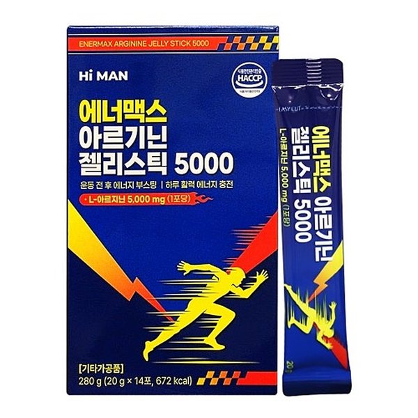 하이맨 에너맥스 아르기닌 젤리스틱 5000 14포