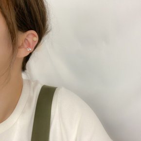 미니멀 (2ea) 포인트 펄 진주 미니 이어커프 귀찌 데일리