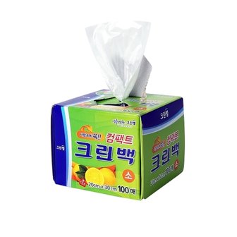 크린랩 컴팩트 크린백 20X30X100매(소)