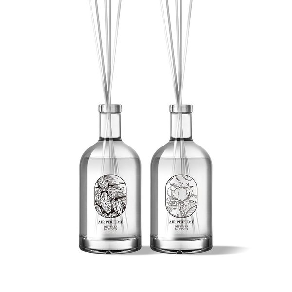에어퍼퓸 디퓨저 180ml ( 오리엔탈 우드 + 클리어 코튼 )
