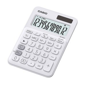 리빙비스타 계산기 MS-20UC 화이트 CASIO