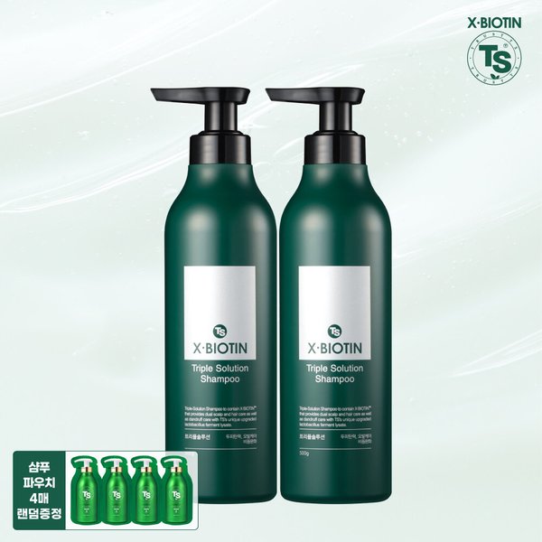 엑스비오틴 샴푸 총 1048g 패키지(500g*2+6g*4)