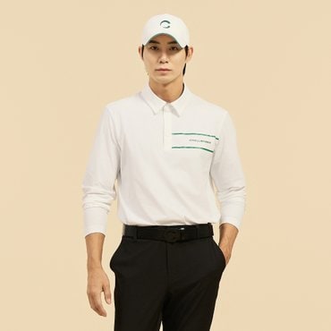 챌린저 남성 트리코트 스트레치 Y카라 티셔츠