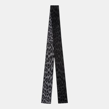 리끌로우 LEOPARD SILK LONG SCARF KHAKI 스카프
