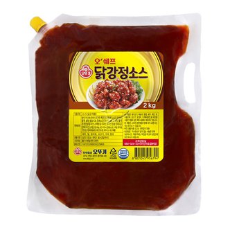  오뚜기 오쉐프 닭강정소스 2kgx6개/1BOX