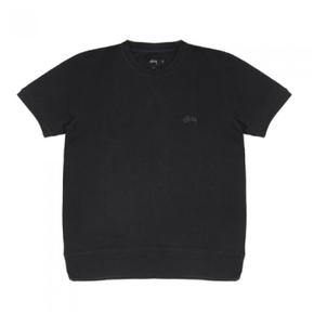 스투시 STOCK S/SL CREW-BLK