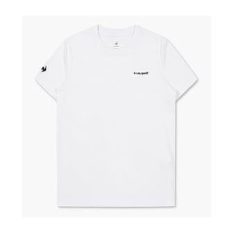 르꼬끄 남여공용 유니 폴리스판 반팔 티셔츠 / OFF-WHITE (QP123GRS21)