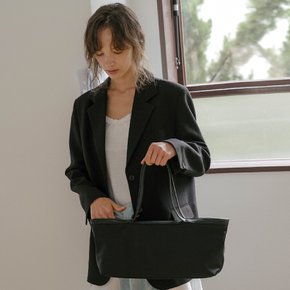 Nylon leather tote Bag [TIFA06AH02]_Black