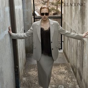 [런칭가 129,000원→ 4만원 ↓] 엘라코닉 테일러드 울혼방 자켓