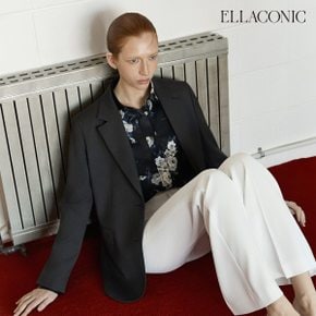 [런칭가 129,000원→ 4만원 ↓] 엘라코닉 테일러드 울혼방 자켓