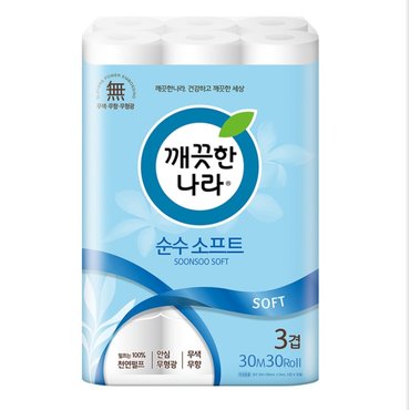깨끗한나라 순수소프트 30m*30롤