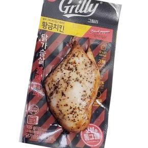 (맛나)그릴리황금치킨닭가슴살(블랙페퍼) 105G/(주)동원FnB