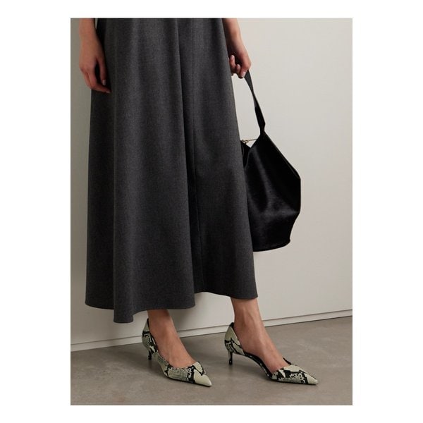 케이트 제트 스네이크 이펙트 가죽 펌프스 스네이크 프린트 46376663162888033