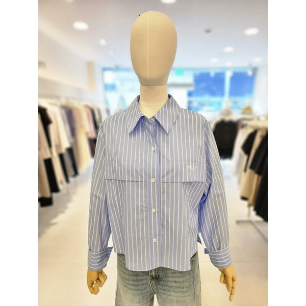 [여주점] [JJ 지고트] 여성 자수 플랩 셔츠 블라우스 GS3M0BL911