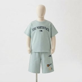 노스페이스 키즈 키즈 캠프플래그 크루세트 TEA NT7US16T