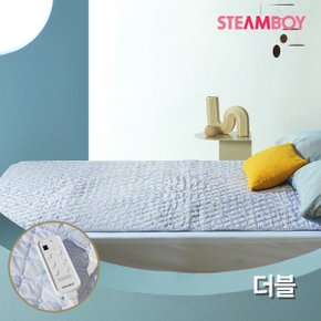 국산 양면 리버서블 카본 온열 전기요 전기매트 난방매트 EMF 원적외선 숙면 건강매트 더블 퍼플