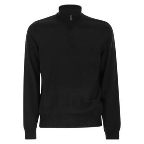 25FW 보스 집업 니트 50528300 BLACK