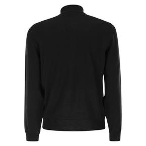 25FW 보스 집업 니트 50528300 BLACK