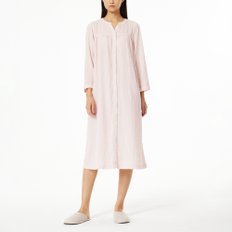 여 이중지 체크 파자마 원피스(LIGHT PINK / LIGHT GREY)