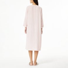 여 이중지 체크 파자마 원피스(LIGHT PINK / LIGHT GREY)