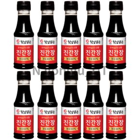 청정원 햇살담은 두번달여 더 진한 진간장 200ml 10개