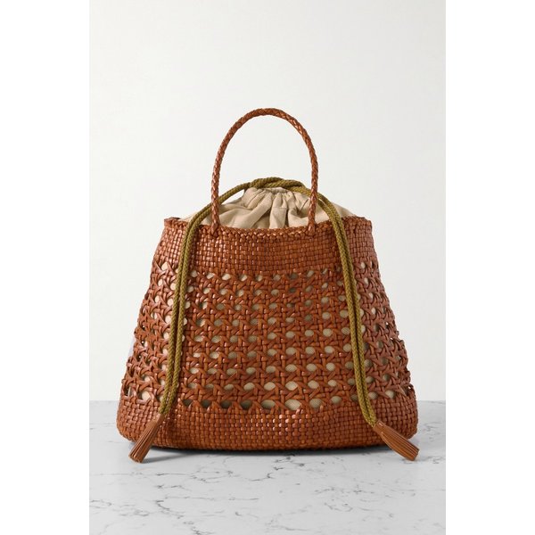 산타 카노 위빙 가죽 토트백 46376663163016324