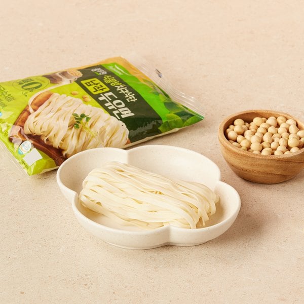 지구식단 납작 두유면 150g