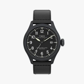 워터베리 에이스 가죽스트랩 블랙워치 41mm