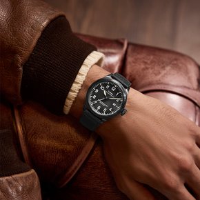 워터베리 에이스 가죽스트랩 블랙워치 41mm