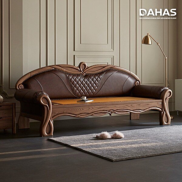 장수돌침대 다하스 1320-1C 흙침대 소파  카우치
