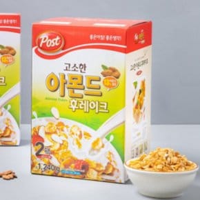 포스트 고소한 아몬드 후레이크 1.24kg(620g x 2) x 2개