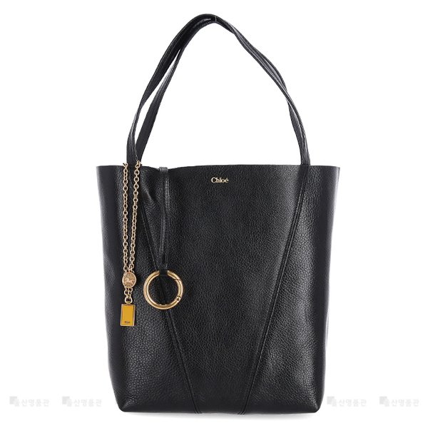 [부산점] 로고 CHC25SS811N84 001 끌로에 SPIN 스핀 미듐 토트백 숄더백 가방