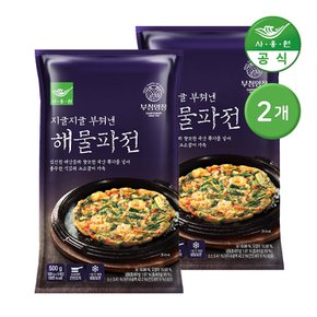 사옹원 부침명장 지글지글 부쳐낸 해물파전 500g 2개