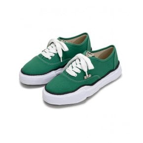 메종 미하라 야스히로 베이커 OG 솔 캔버스 로우탑 A02FW704 CL GREEN