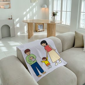 가족 일러스트 패브릭 포스터 34종 아기방 인테리어 그림 신혼부부 집들이 출산 선물