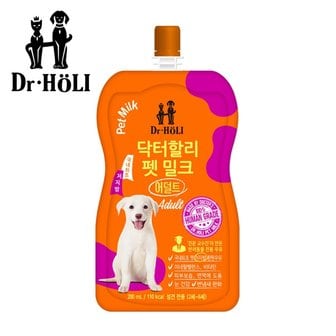 친절한도그씨 닥터할리 펫밀크 200ml 강아지 성견용_P339374614