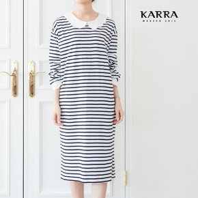 KARRA (77까지)플라워스트라이프원피스_KB2FOP021A