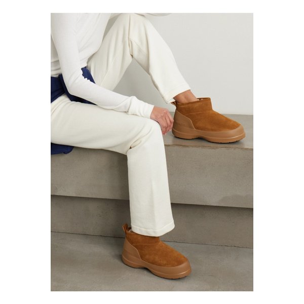 문부츠 루나 로우 스웨이드 부츠 탠 브라운 1647597339467185