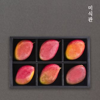 미식관 프리미엄 애플망고 선물세트 3호(6과/2.4kg내외 개당400g)