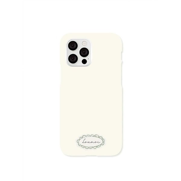 Leaf series :  ivory bloosm phonecase