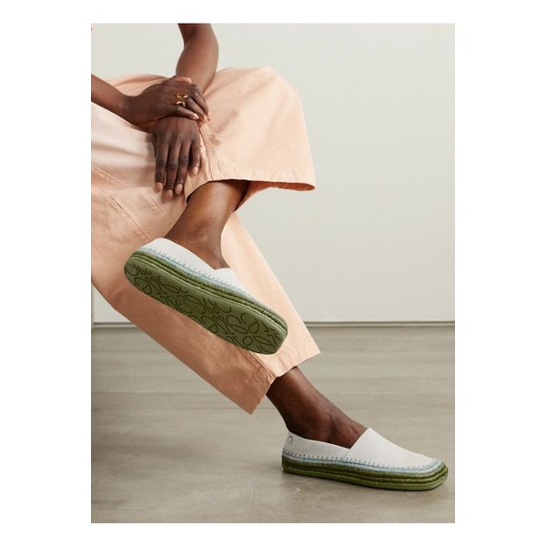 파울라 이비자 리오 라피아 트리밍 스웨이드 에스파드리유 46376663162835517