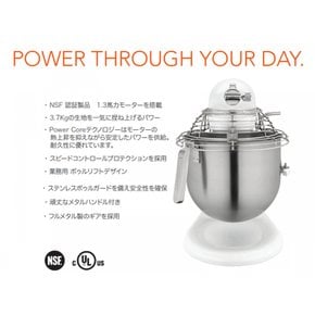 KitchenAid 7.6L KSM8WH [일본 국내 정규 수입품] 키친 에이드 업무용 스탠드 믹서 3종