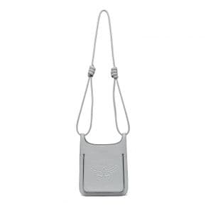 4887126 MCM Mini Lauretos Leather Hobo Bag