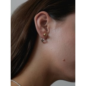 curve ball earring - mix