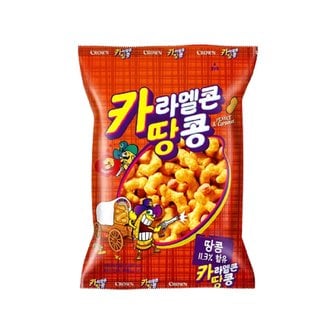  [무배] 크라운제과 카라멜콘땅콩 72g x 8봉지