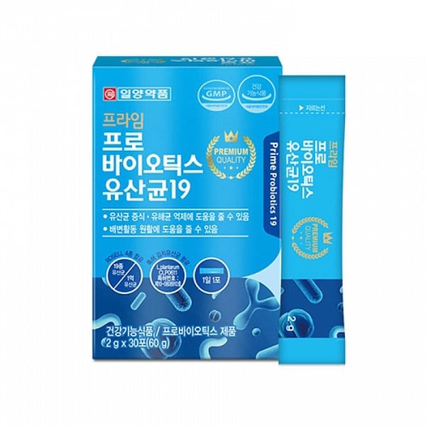 일양약품 프라임 프로바이오틱스 유산균19 30포