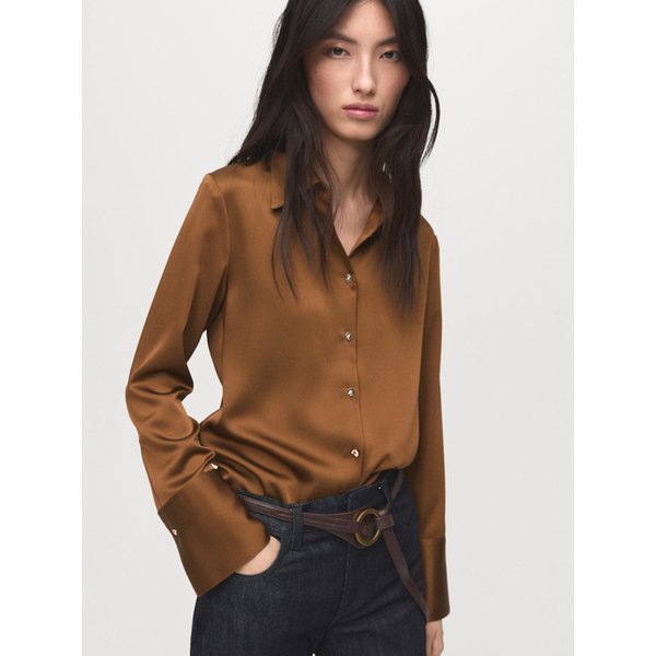 WOMAN 셔츠 IDEALE Medium Yellow 17085800
