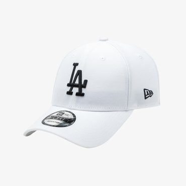 뉴에라 MLB LA 다저스 블랙 온 화이트 볼캡 옵틱 화이트 14205833